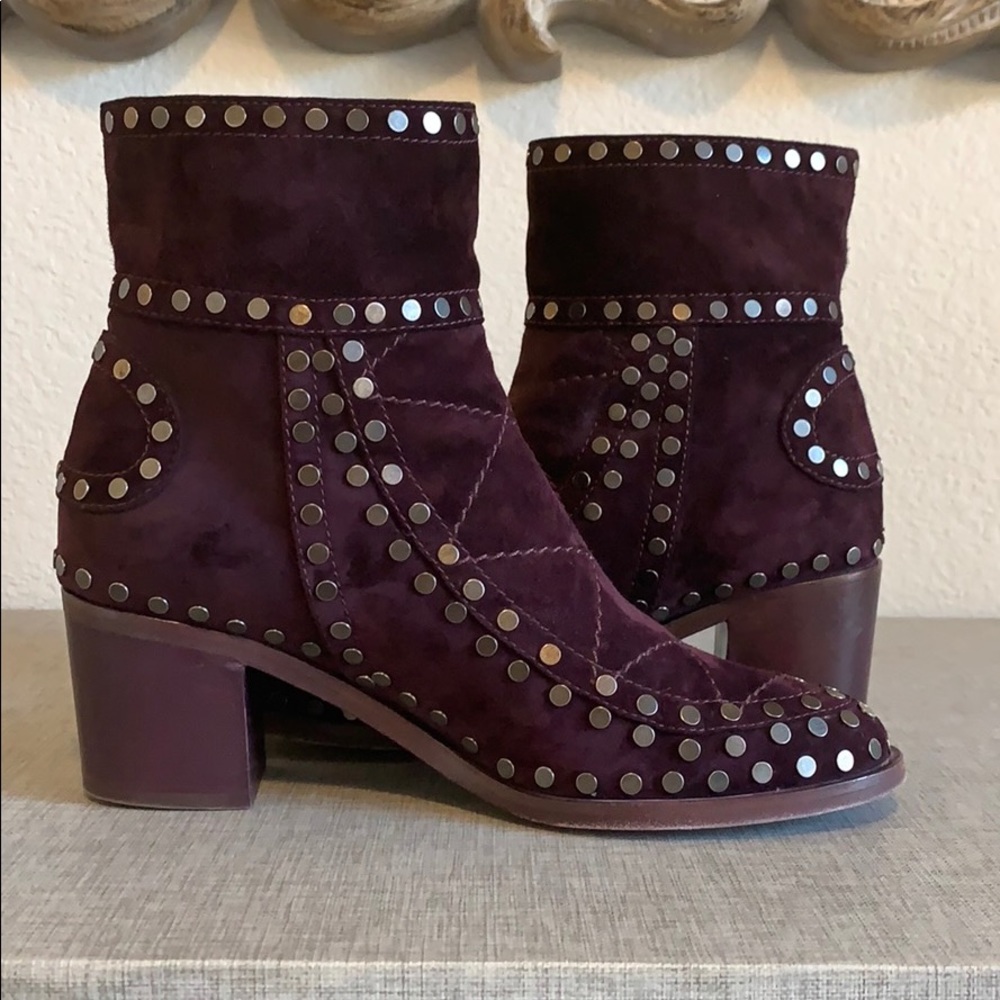 Laurence Dacade | Gatsby Studded Suede Boot - Picture 3 of 9